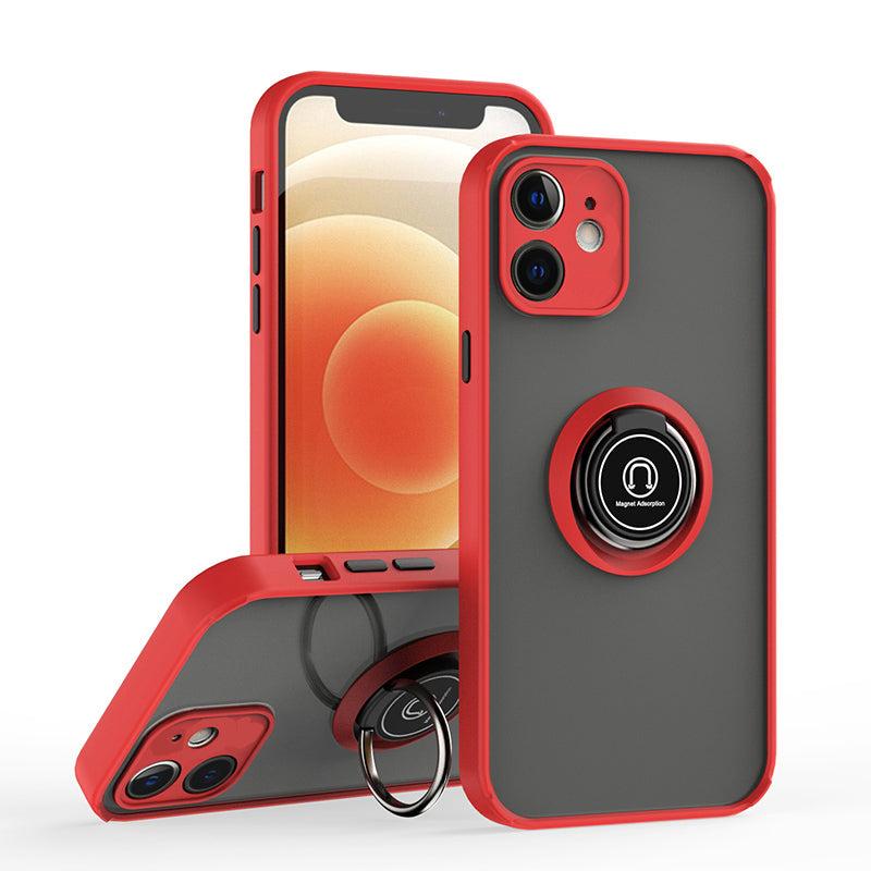 iPhone 12 - Smart Ring Case - Rød