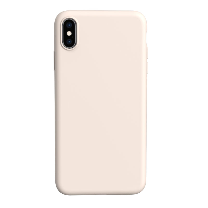 iPhone Xs Max - Soft Liquid Silicone - Creme (Bestseller) Tech24.dk