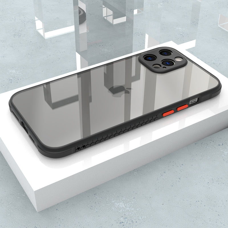 iPhone 12 Pro Max - MIQILIN Case - Sort Tech24.dk