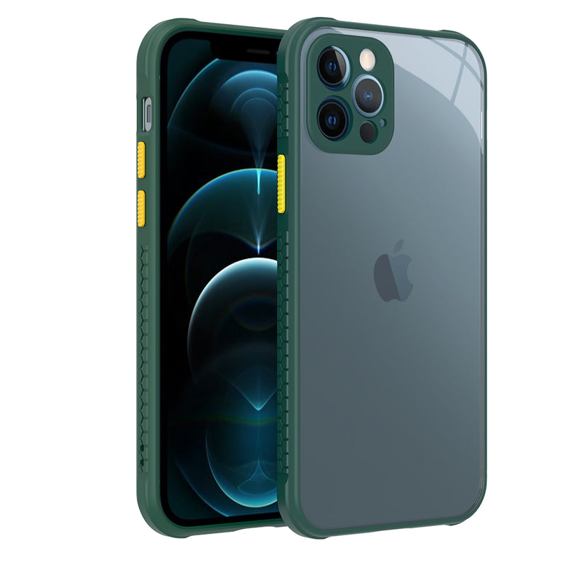 iPhone 12 Pro - MIQILIN Case - Mørkegrøn Tech24.dk