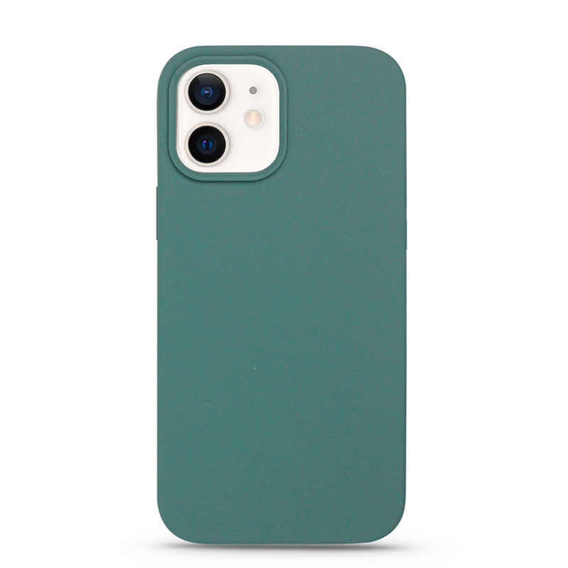 iPhone 12 Mini - Silikone 1:1 - Deepsea green Tech24.dk