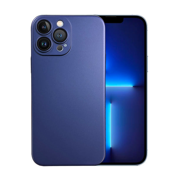 iPhone 13 Pro - Metallic Case - Mørkeblå - Tech24.dk