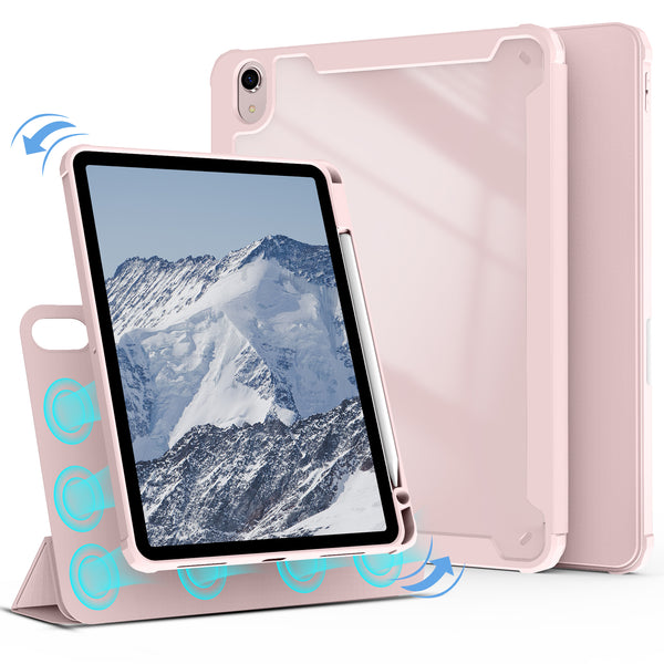 iPad Mini 6 - 360 Magnetic Case - Lyserød Tech24.dk