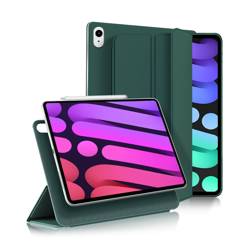 iPad 10. Gen (10.9'') - Slim magnetic case - Mørkegrøn
