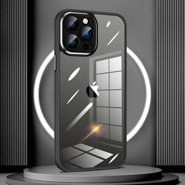 iPhone 13 Pro - Metallic cover m. kamerabeskyttelse - Sort