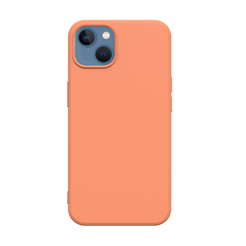 iPhone 13 - Soft Liquid Silicone - Orange (Bestseller) Tech24.dk