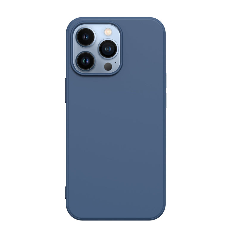 iPhone 13 Pro  - Soft Liquid Silicone - Blue (Bestseller) Tech24.dk