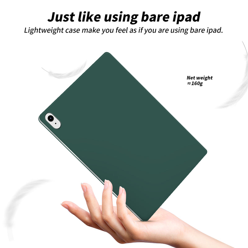 iPad 10. Gen (10.9'') - Slim magnetic case - Mørkegrøn