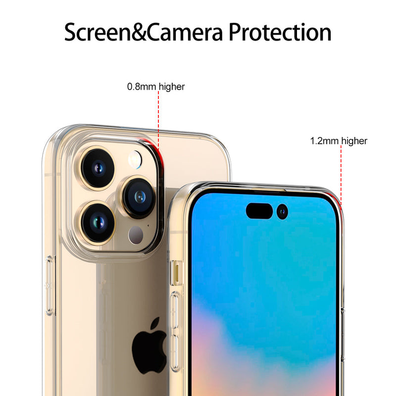 iPhone 14 Pro - Bagcover - Transparent Tech24.dk