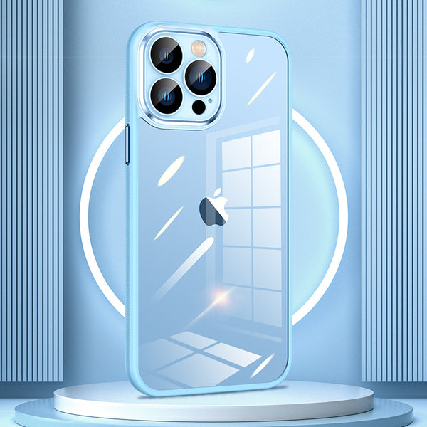 iPhone 13 Pro - Metallic cover m. kamerabeskyttelse - Lyseblå