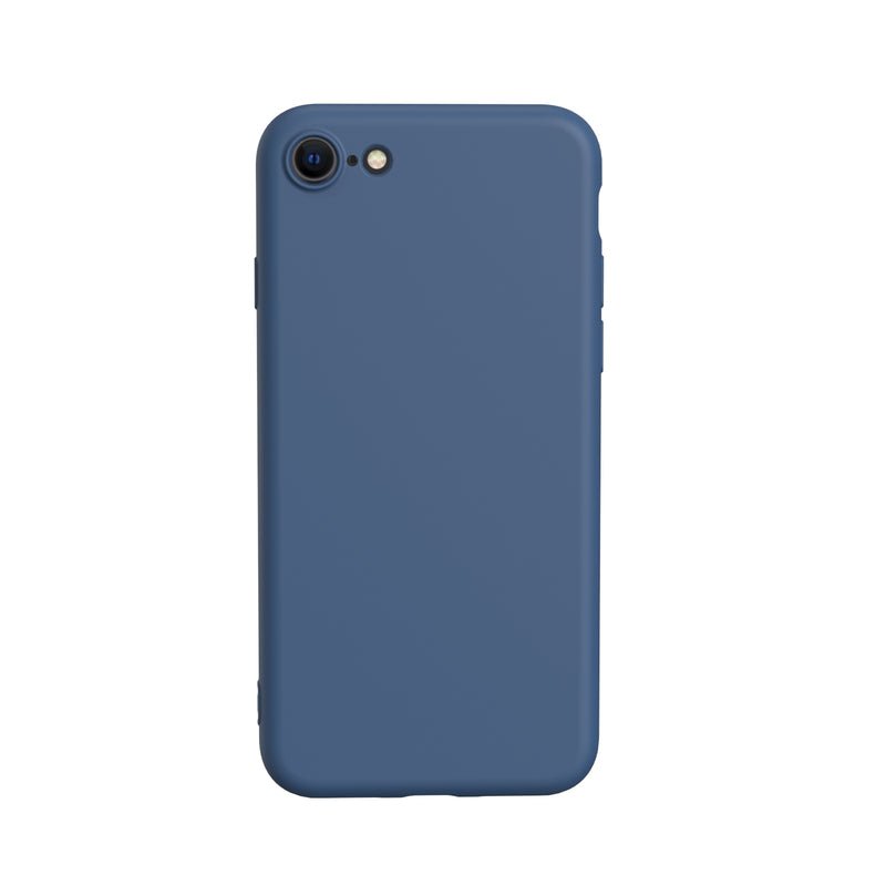 iPhone 7/8/SE2020/SE2022 - Soft Liquid Silicone - Blue (Bestseller) Tech24.dk