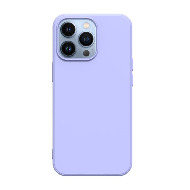 iPhone 13 Pro  - Soft Liquid Silicone - Pale Purple (Bestseller) Tech24.dk