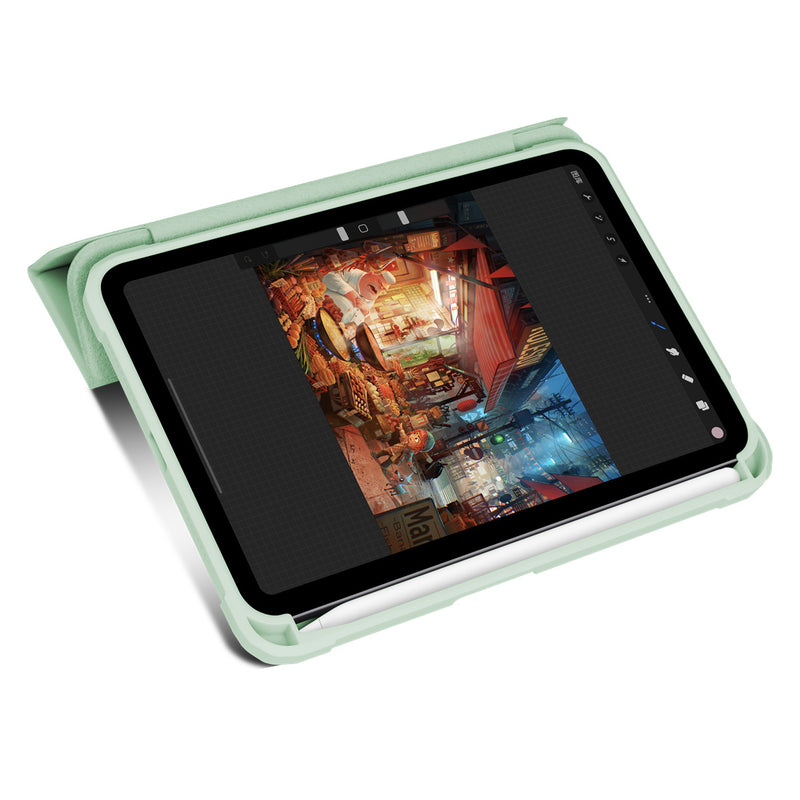 iPad 10. Gen (10.9'') - Stødabsorberende m. penholder - Lysegrøn