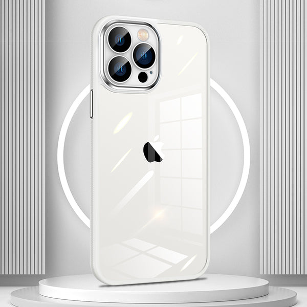 iPhone 13 Pro - Metallic cover m. kamerabeskyttelse - Hvid