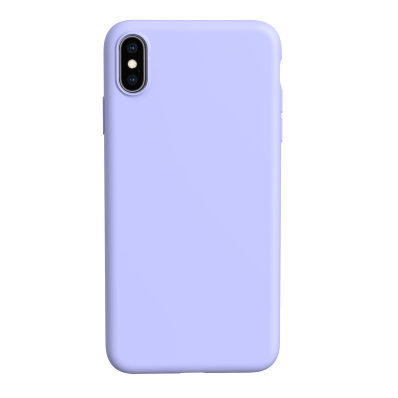 iPhone Xs Max - Soft Liquid Silicone - Pale Purple (Bestseller) Tech24.dk