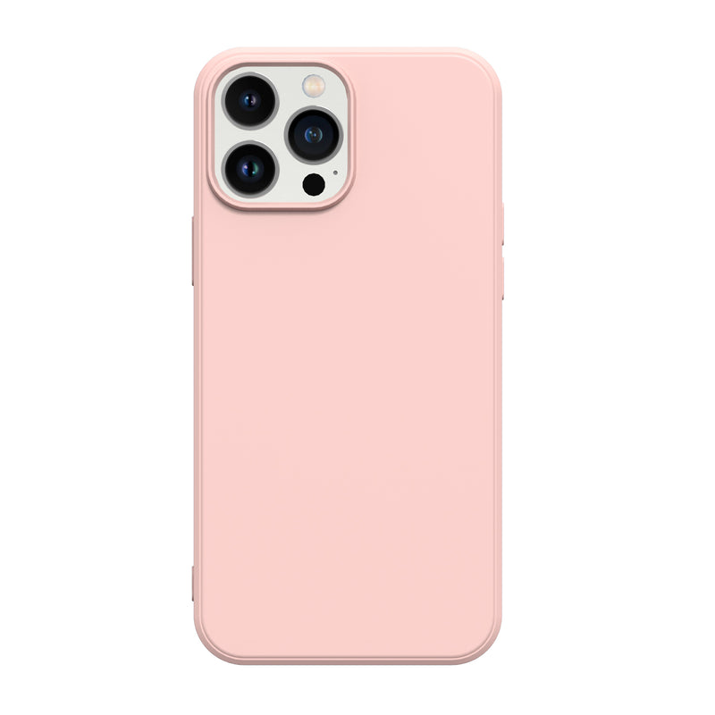 iPhone 13 Pro Max - Soft Liquid Silicone - Light Pink (Bestseller) Tech24.dk