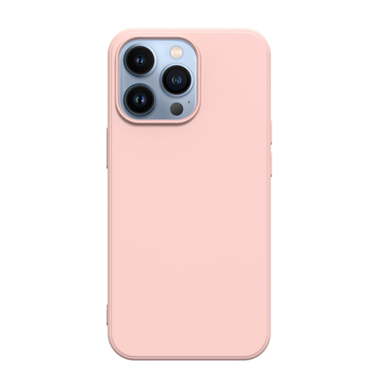 iPhone 13 Pro  - Soft Liquid Silicone - Light Pink (Bestseller) Tech24.dk