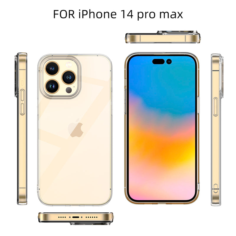 iPhone 14 Pro Max - Bagcover - Transparent Tech24.dk