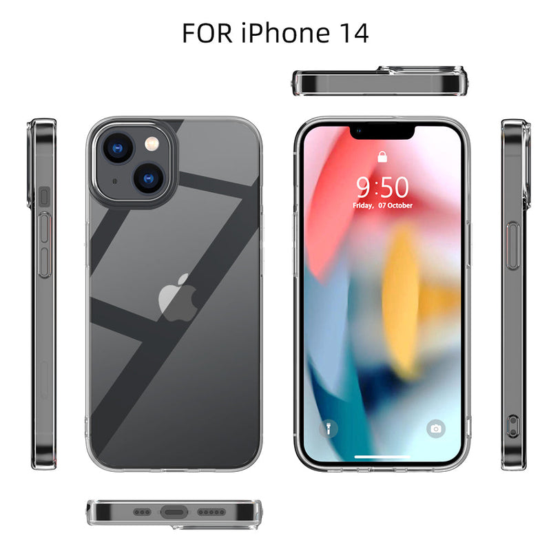 iPhone 14 Plus - Bagcover - Transparent Tech24.dk