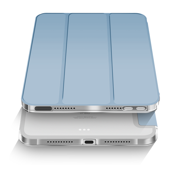 iPad Mini 6 (8.3'') - Tri-fold Soft Silicone - Lyseblå Tech24.dk