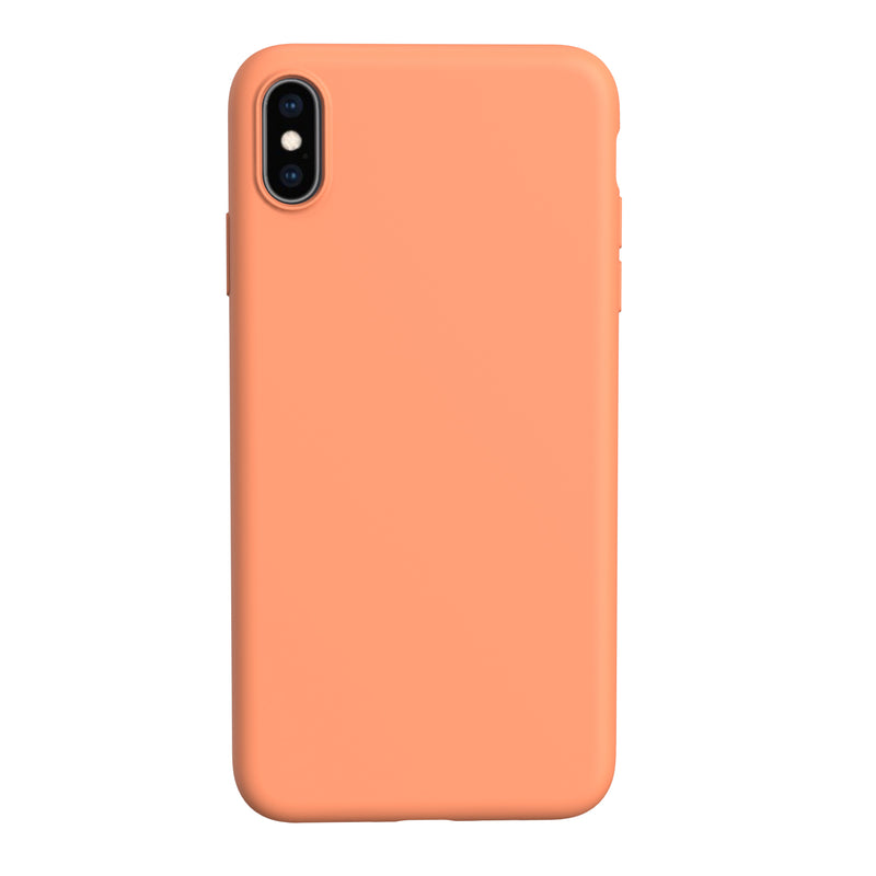 iPhone Xs Max - Soft Liquid Silicone - Orange (Bestseller) Tech24.dk