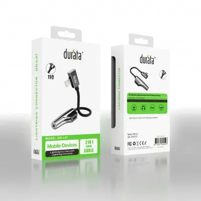 Durata 2-1 Charge + Audio Cable for Lightning Durata