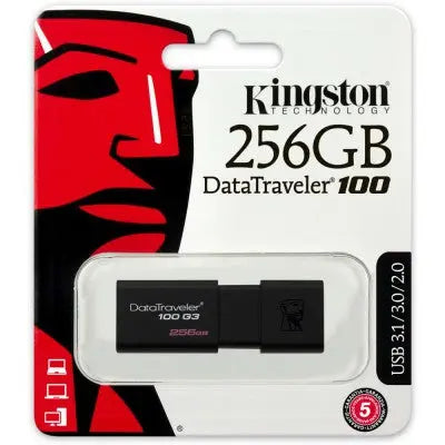 Kingston 256GB DataTraveler USB 3.1 Flash Drive Tech24.dk