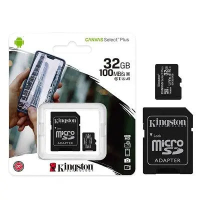 Kingston Canvas Select Plus microSD Card SDCS2 32GB - Class 10 co