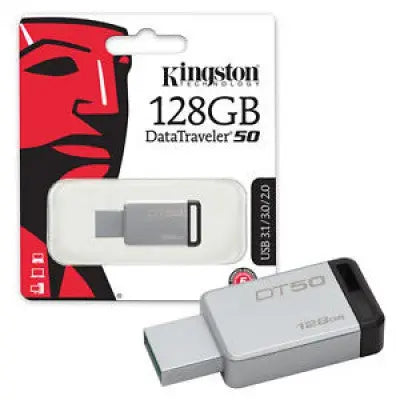 Kingston DataTraveler 50 - USB-stick - 128GB co
