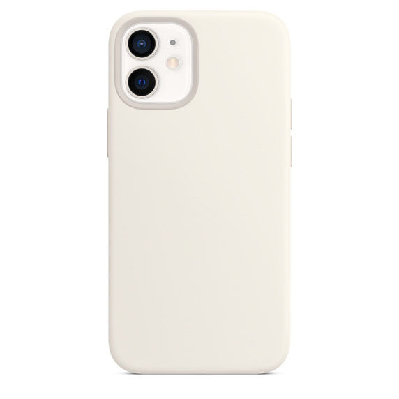 iPhone 12 Mini- Liquid Silicone Magsafe Case - Hvid Tech24.dk
