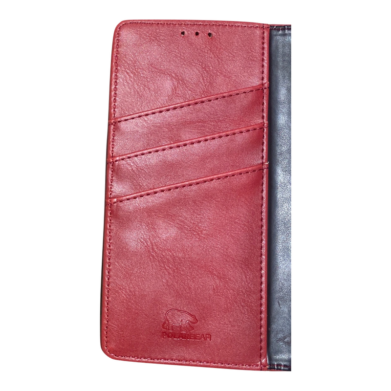 Samsung Galaxy S22 Ultra Bookcase - Premium - Rød Polarbear