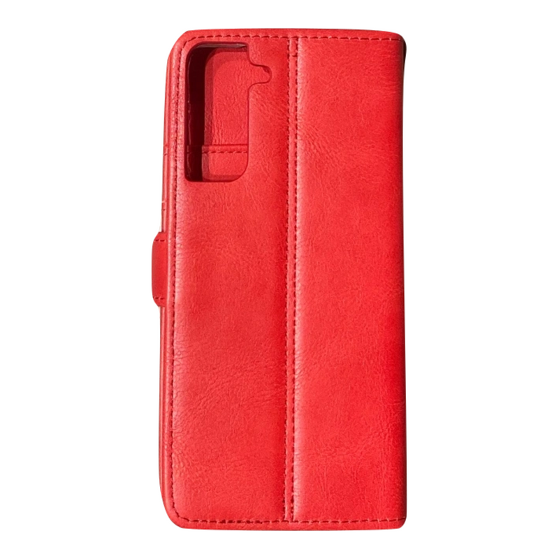 Samsung Galaxy S21 Bookcase - Premium - Rød Polarbear
