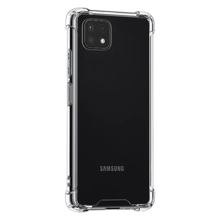 Samsung Galaxy A22 4G - Bagcover - Transparent Anti Shock Tech24.dk