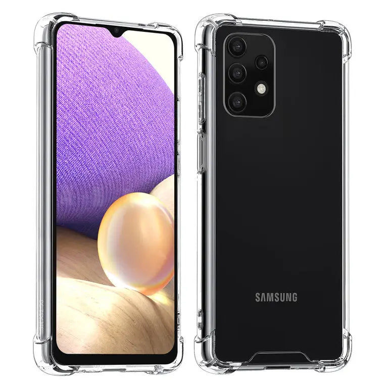 Samsung Galaxy A32 5G - Bagcover - Transparent Anti Shock Tech24.dk