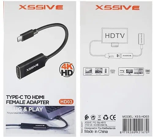USB-C til HDMI adapter Xssive