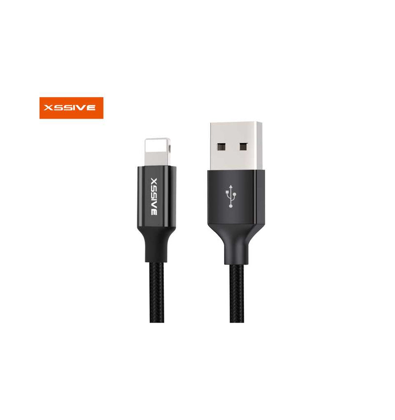 USB til Lightning 3M (Forstærket) - Sort Xssive