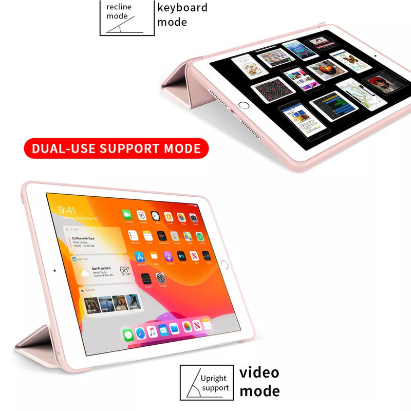 iPad 7th/8th/9th gen. (10,2'') - Slim Trifold - Lyserød Tech24.dk