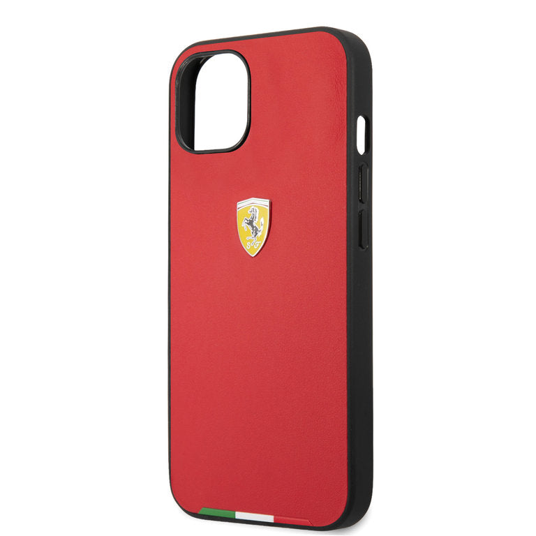 iPhone 14 Plus - Ferrari Italian Flag Hardcase - Rød Ferrari