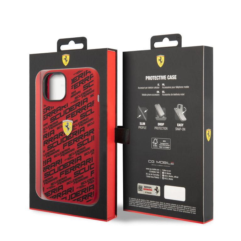 iPhone 14 Plus - Ferrari Scuderia Hardcase - Rød Ferrari