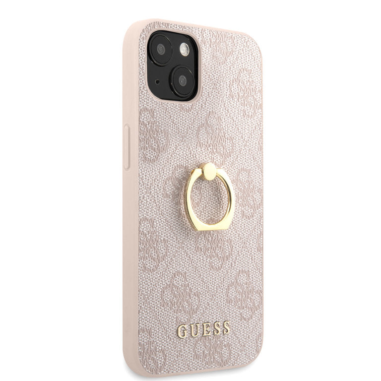 iPhone 14 - Guess Hardcase m. ring - Rose Guess