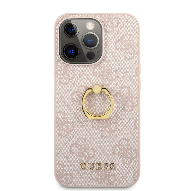 iPhone 14 Pro Max - Guess Hardcase m. ring - Rose Guess