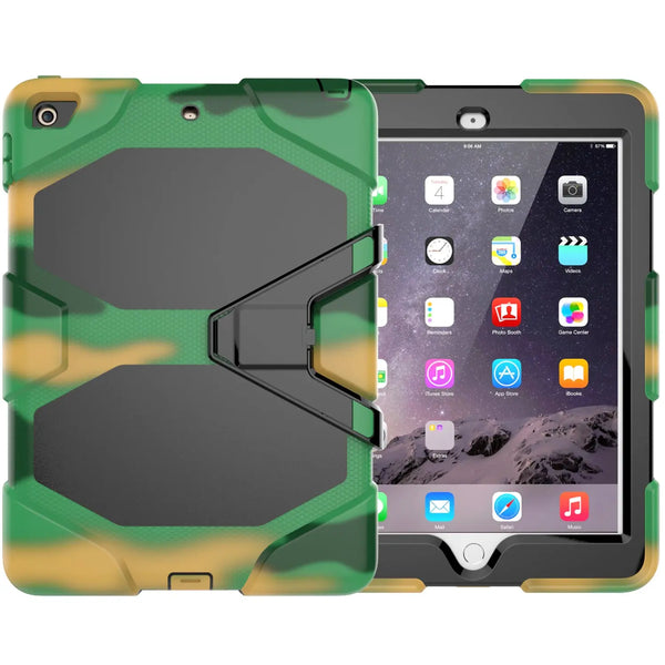 iPad 5th/6th Generation - Military hybrid cover (9,7'') - Militærgrøn Sinotech