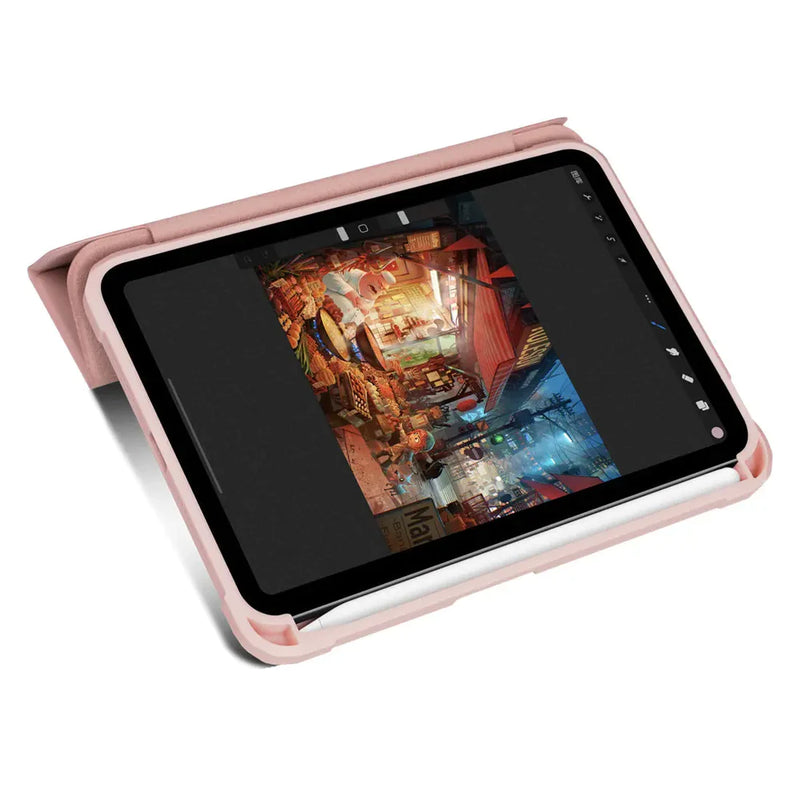 iPad Mini 6 - Smart Clear Case - Pink