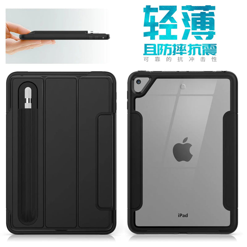 iPad Mini 4th/5th Generation - Tech24 Smart Clear Case - Sort Sinotech