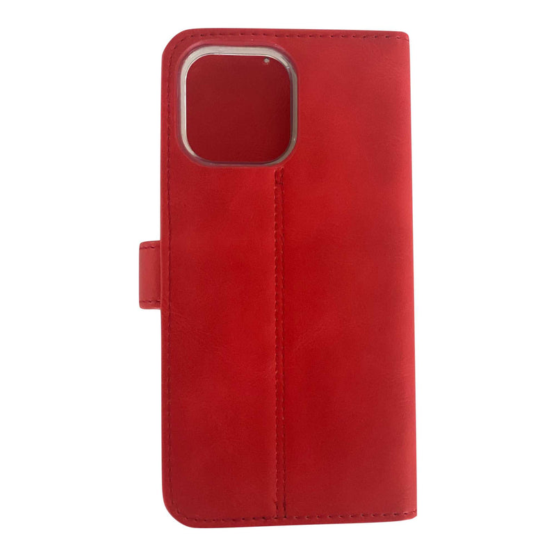 iPhone 12/12 Pro Bookcase - Premium - Rød Polarbear