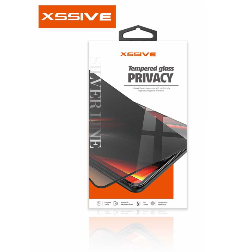 iPhone 12 MINI Privacy Beskyttelsesglas (Edge to Edge) - Sort Xssive