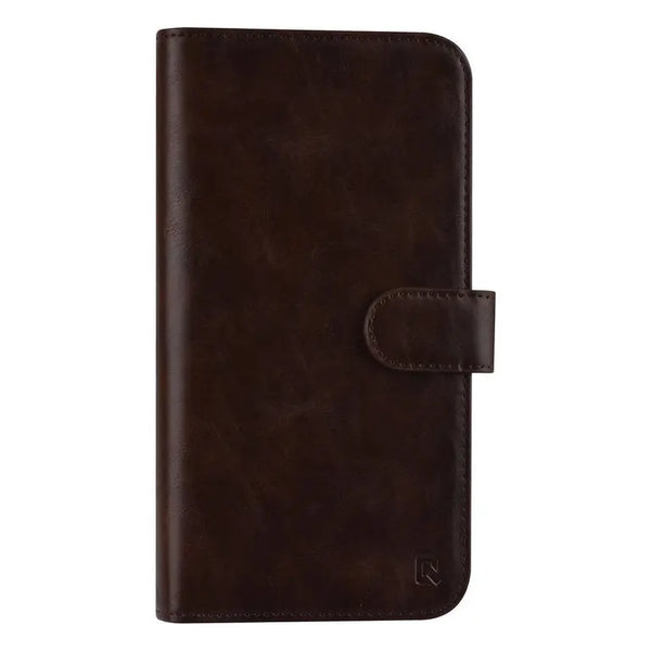 iPhone 12 Pro Max - Multi Bookcase - Mørkebrun læder UNIQ