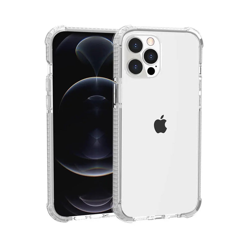 iPhone 12 Pro Max cover - Hvid - Bumper med høj kant Tech24.dk
