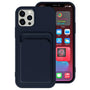 iPhone 13 Pro cover - Navy Blue - Med kortholder Tech24.dk