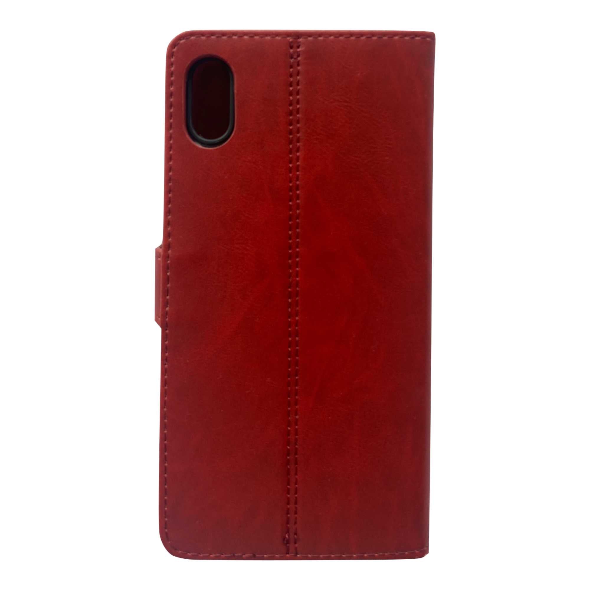 iPhone X/Xs Bookcase - Premium - Rød Polarbear